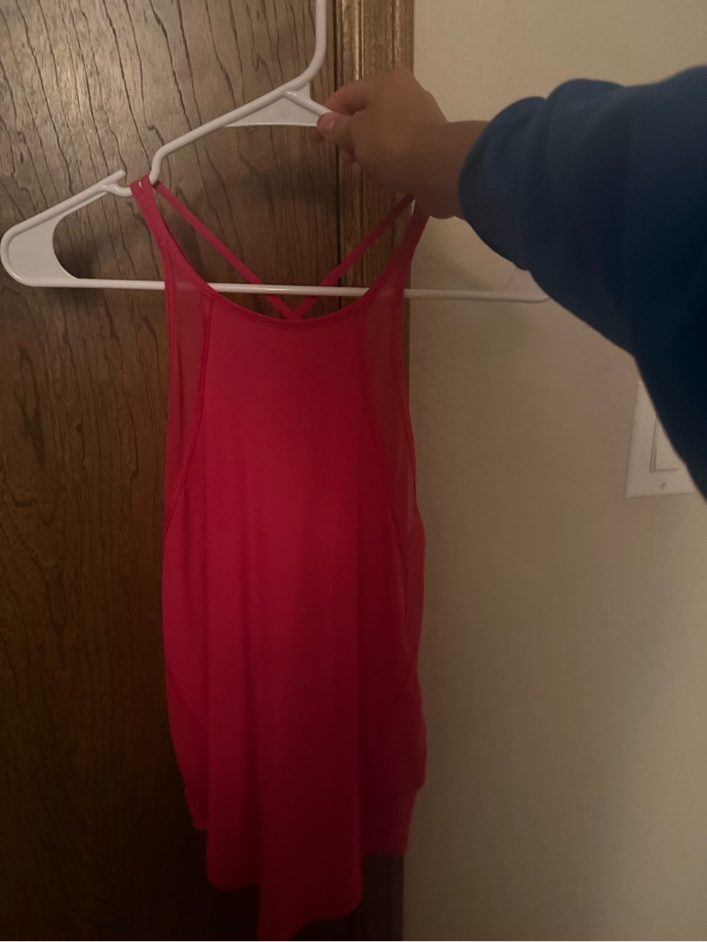 lululemon athletica Pink Strappy Workout Tank